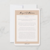 Remerciements Carte de prière St Philomena (Dos)