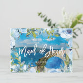 Remerciements Carte de proposition florale de Santorin (Debout devant)