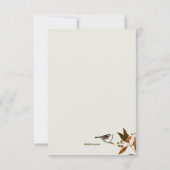 Remerciements Carte de reconnaissance de sympathie (Dos)