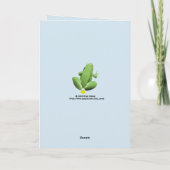 Remerciements Carte de relation Drôle Regrets (Dos)