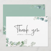 Remerciements Carte de remerciement (Devant / Derrière)