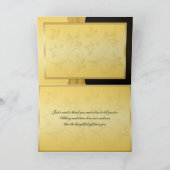 Remerciements Carte de remerciement (Intérieur)