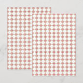 Remerciements Carte de remerciement à plat (Devant / Derrière)