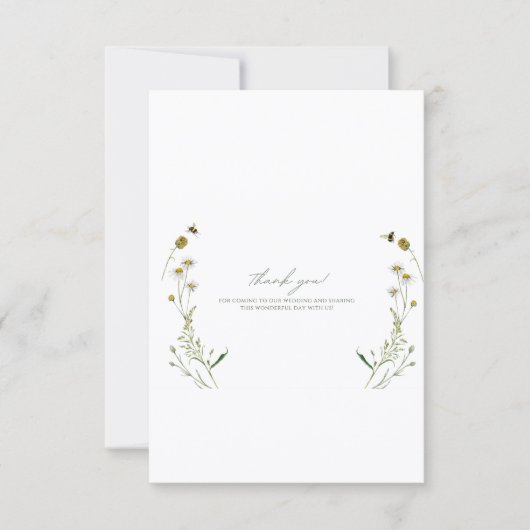 Remerciements Carte de remerciement à plat (Devant)