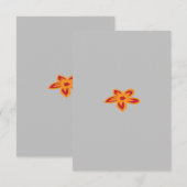 Remerciements Carte de remerciement à plat (Devant / Derrière)