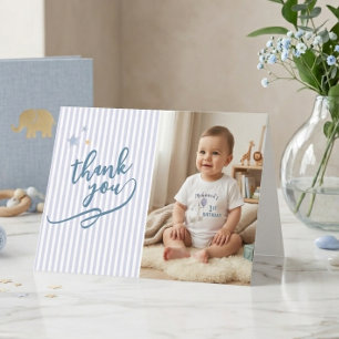 Remerciements Carte de Remerciement Blue Silly Goose pour l'Anni