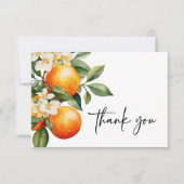 Remerciements Carte de remerciement Citrus Oranges Cutie Clément (Devant)