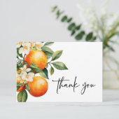 Remerciements Carte de remerciement Citrus Oranges Cutie Clément (Debout devant)