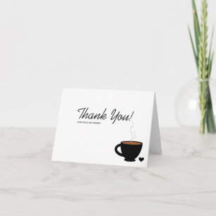 Remerciements Carte de remerciement Cozy Coffee Love