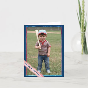 Remerciements Carte de remerciement d'anniversaire de baseball