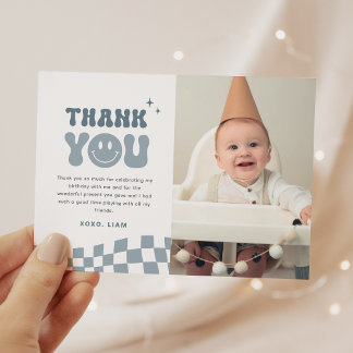 Remerciements Carte de remerciement d'anniversaire ONE Happy Dud