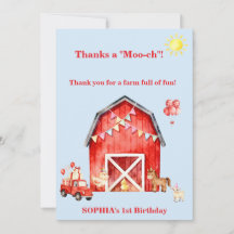 Carte de remerciement d'anniversaire pour animaux