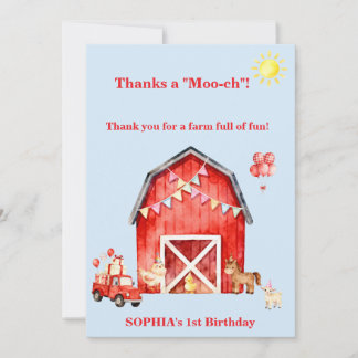 Remerciements Carte de remerciement d'anniversaire pour animaux