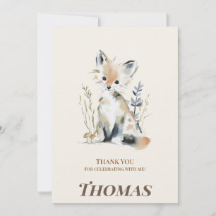 Remerciements Carte de remerciement d'anniversaire pour enfants