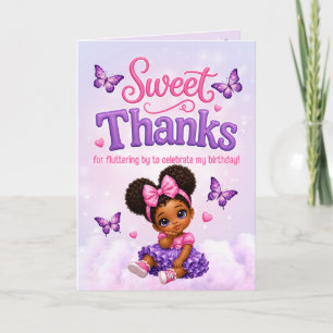 Remerciements Carte de remerciement d'anniversaire Sweet ONE pap