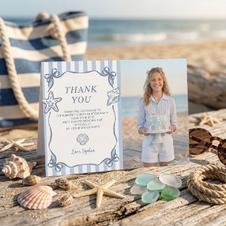 Remerciements Carte de remerciement d'anniversaire The Summer I
