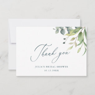 Remerciements Carte de remerciement de Baby Shower de mariage à
