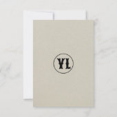 Remerciements Carte de remerciement de commande d'emballage de t (Dos)