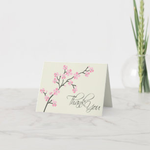 Remerciements Carte de remerciement de créateur de fleurs de cer