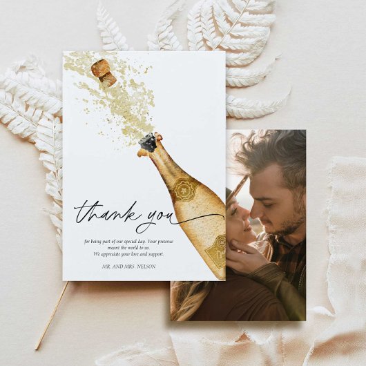 Remerciements Carte de remerciement de fiançailles de couples pé