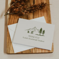 Carte de remerciement de l'enterrement de vie de j