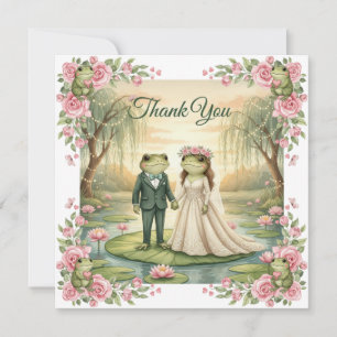 Remerciements Carte de remerciement de mariage de couple de gren