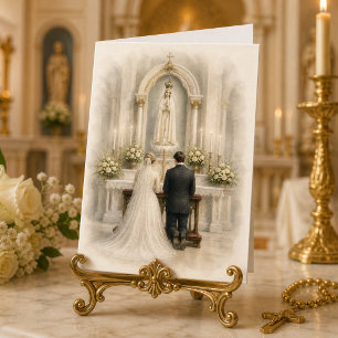Remerciements Carte de remerciement de mariage du sanctuaire cat