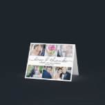 Remerciements Carte de remerciement de mariage - Écriture charma<br><div class="desc">Envoyez votre première correspondance en tant que jeune couple marié avec cette carte chic et moderne que vos amis et votre famille adoreront sûrement ! Également disponible dans d'autres couleurs.  Design © berryberrysweet.com</div>