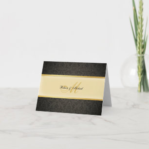 Remerciements Carte de remerciement de mariage élégante avec mon