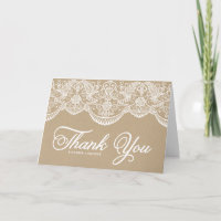 Carte de remerciement de mariage en brocart de den