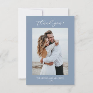 Remerciements Carte de remerciement de mariage Fleurs d'art fin 