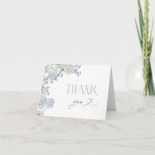 Remerciements Carte de remerciement de mariage floral aquarelle