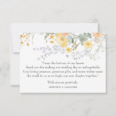 Remerciements Carte de remerciement de mariage photo pêche avec  (Dos)