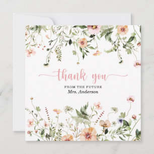 Remerciements Carte de remerciement de mariage pour Baby Shower 