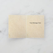 Remerciements Carte de remerciement de mariage tropical floral d (Intérieur)