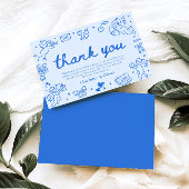 Remerciements Carte de remerciement de Saint-Valentin dessinée à