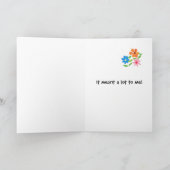 Remerciements Carte de remerciement Demoiselle d'Honneur (Intérieur)