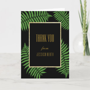 Remerciements Carte de remerciement élégante et raffinée pour an