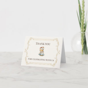 Remerciements Carte de remerciement élégante pour Baby Shower Th
