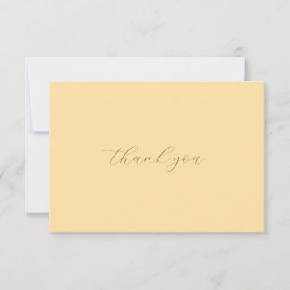 Remerciements Carte de remerciement élégante – Presse à caractèr