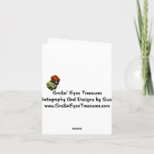 Remerciements Carte de remerciement en satin doré avec initiale  (Dos)