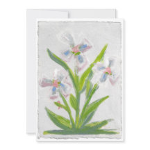 Carte de remerciement florale 