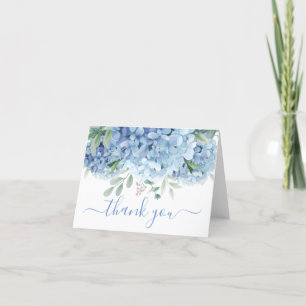 Remerciements Carte de remerciement florale aquarelle aux horten