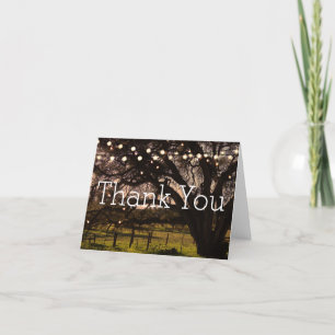 Remerciements Carte de remerciement Garden Sparkle