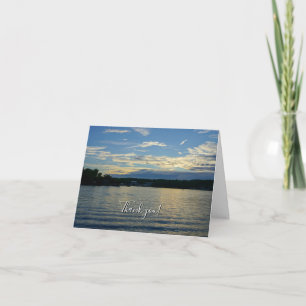 Remerciements Carte de remerciement Lake Of The Ozarks Blue Suns