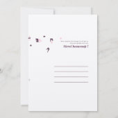 Remerciements carte de remerciement mariage (Dos)