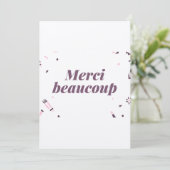 Remerciements carte de remerciement mariage (Debout devant)