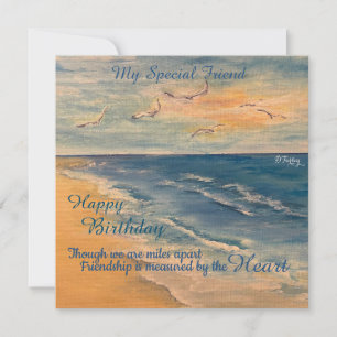 Remerciements Carte de remerciement Ocean Beach Breeze Flat