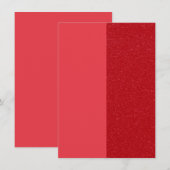 Remerciements Carte de remerciement personnalisable à paillettes (Devant / Derrière)