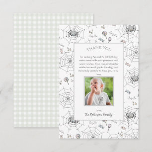 Remerciements Carte de remerciement personnalisable Baby Boo